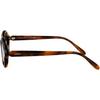 Loewe Logo Design Plastic Oval Sunglasses Men Sunglasses Brown LW40162U