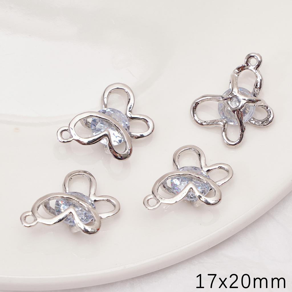 Κράμα Ζιργκόν Διατήρησης Χρώματος Κρεμαστά Στοιχεία Για DIY Βραχιόλια Κολιέ Κατασκευή Κοσμημάτων