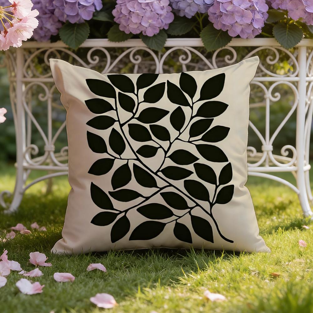 Federa per Cuscino Fiori Classici Moderni Copricuscino Doppia Scena per Casa e Auto: Reversibile per un Comfort Premium