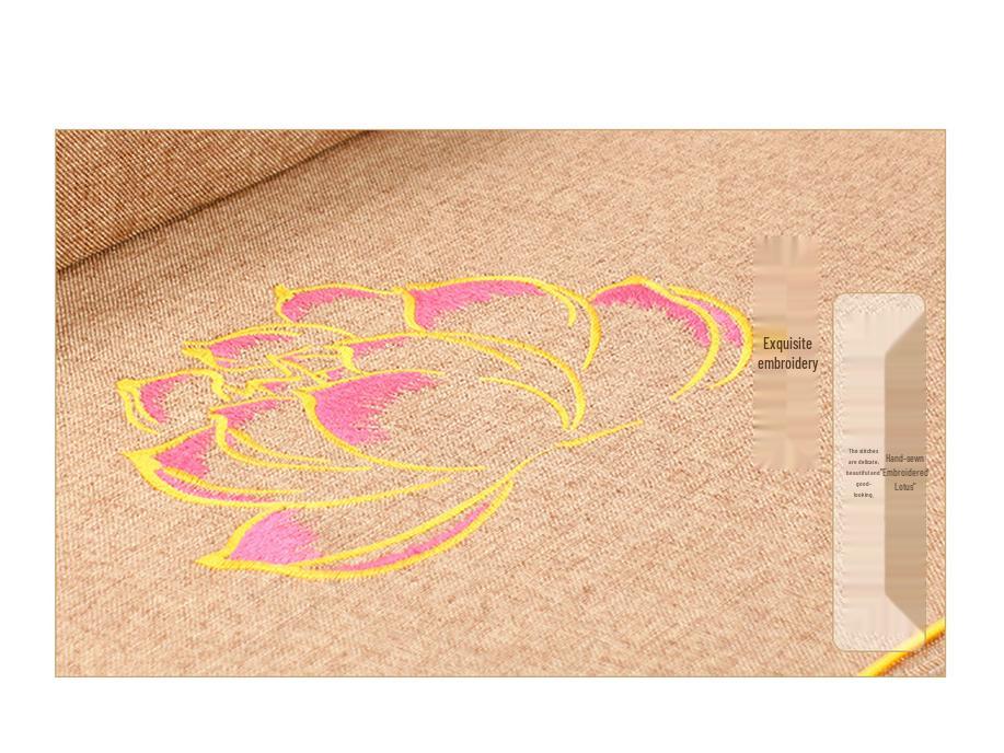 Thickened Meditation & Prostration Zafu Cushion: Removable, Washable Kneeling Mat