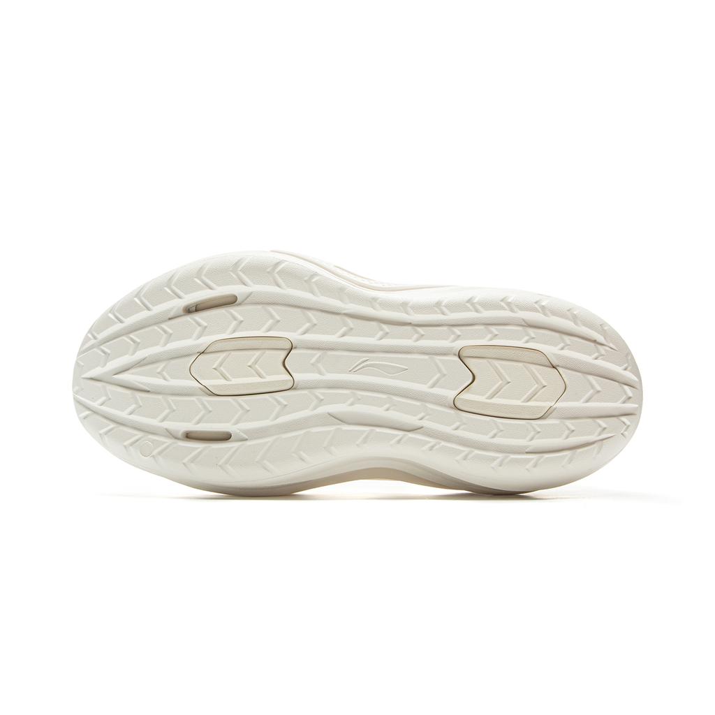 Li Ning Bad Five Dunker Croc Weich Bequem Dicke Sohle Slip-On Stoßdämpfend Abriebfest Leicht Atmungsaktiv Herren Sneaker Weiß ABTV005-3