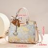 Chinese Style Embroidery Handbag for Mother’s Day - Elegant Red Wedding Gift for Middle-aged Women