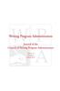 The Wpa : Writing Program Administration 37.2 (Spring 2014) Book