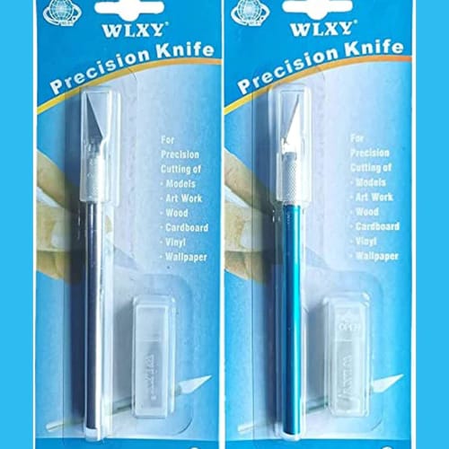 YUENTOEN Design Cutter, Craft Knife, 12-Piece Precision Craft Knife Kit with 10 High-Hardness Replacement Blades, Paper Cutting, Carving Knife, DIY Ar