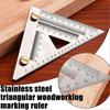 Stainless Steel Triangular Woodworking Ruler
