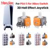 10/2 Pezzi Modulo Sensore Joystick Effetto Hall 3D Stick Analogico Modulo Thumbstick Senza Deriva Parti di Ricambio per PS4/5 per XBox/Switch