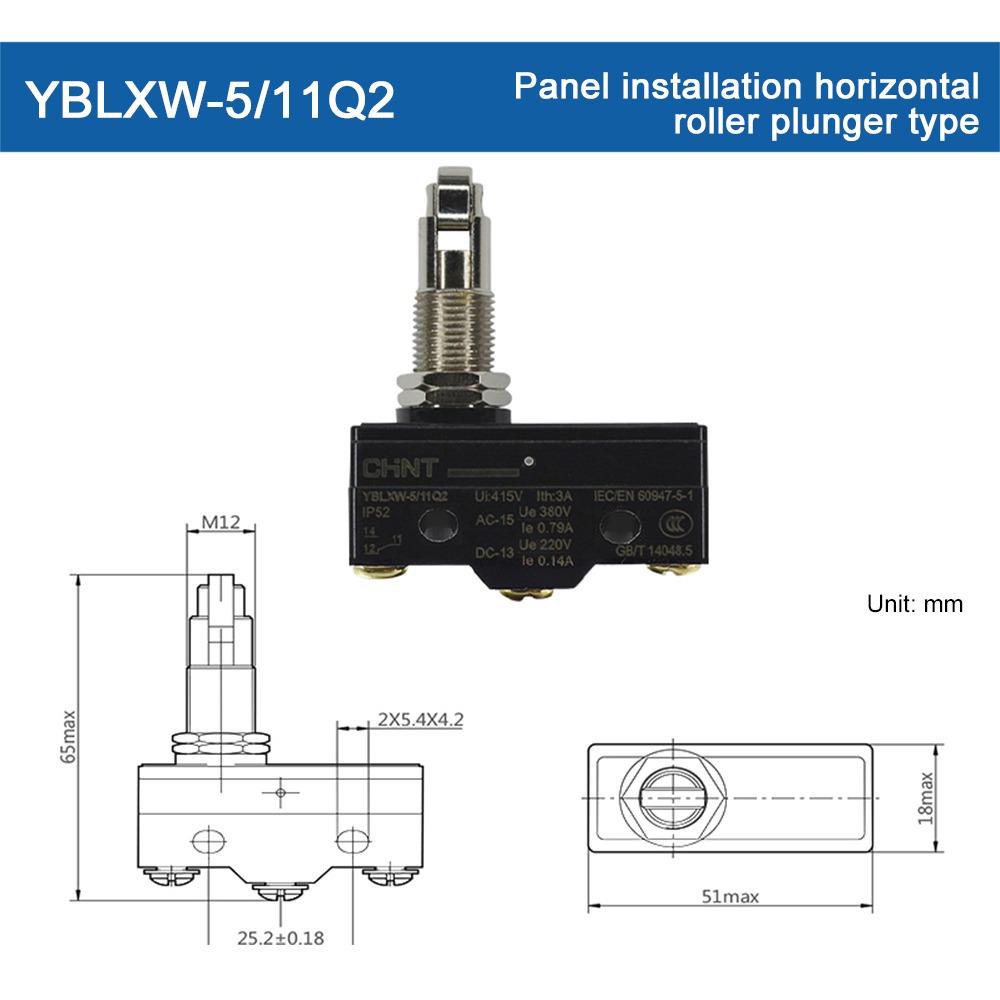 1Pcs 250VAC Travel Switch Microswitch  for Mechanical Travel Limit Control
