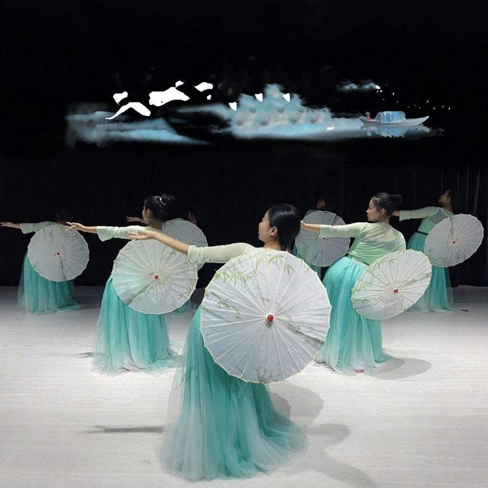 Chinese Antique Style Oiled Paper Umbrella Dance Performance Umbrella  Bridesmaids Party Scenery
