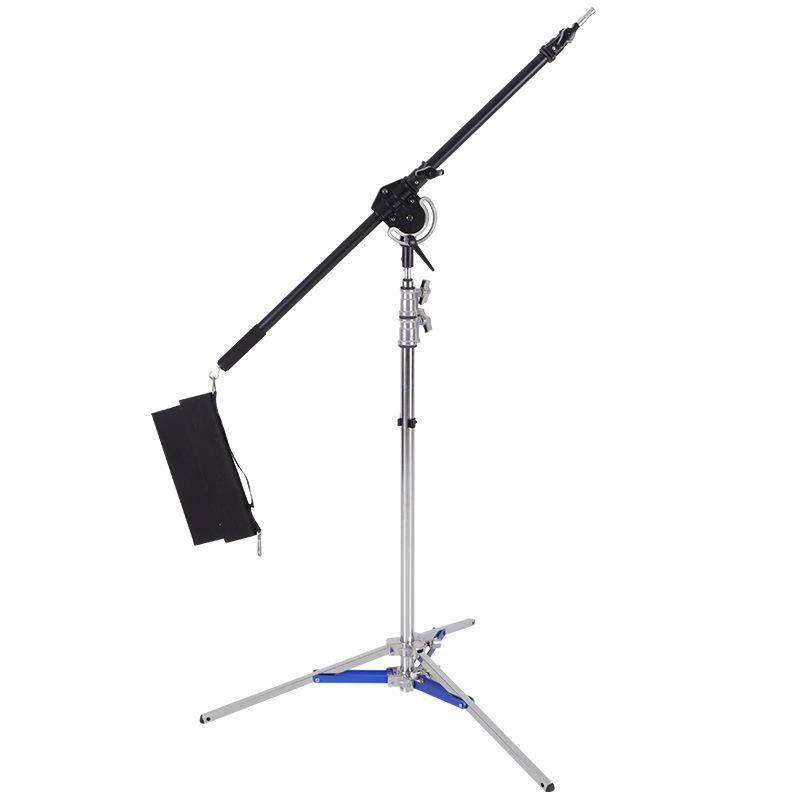 8Meking Multi-Functional Steel Angled Arm Lamp and Studio Light Tripod