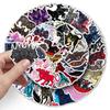 Hellhound Graffiti Stickers: 50PCS Dark Style Horror Decorations for Water Bottles, Phones, Skateboards, and Computers.