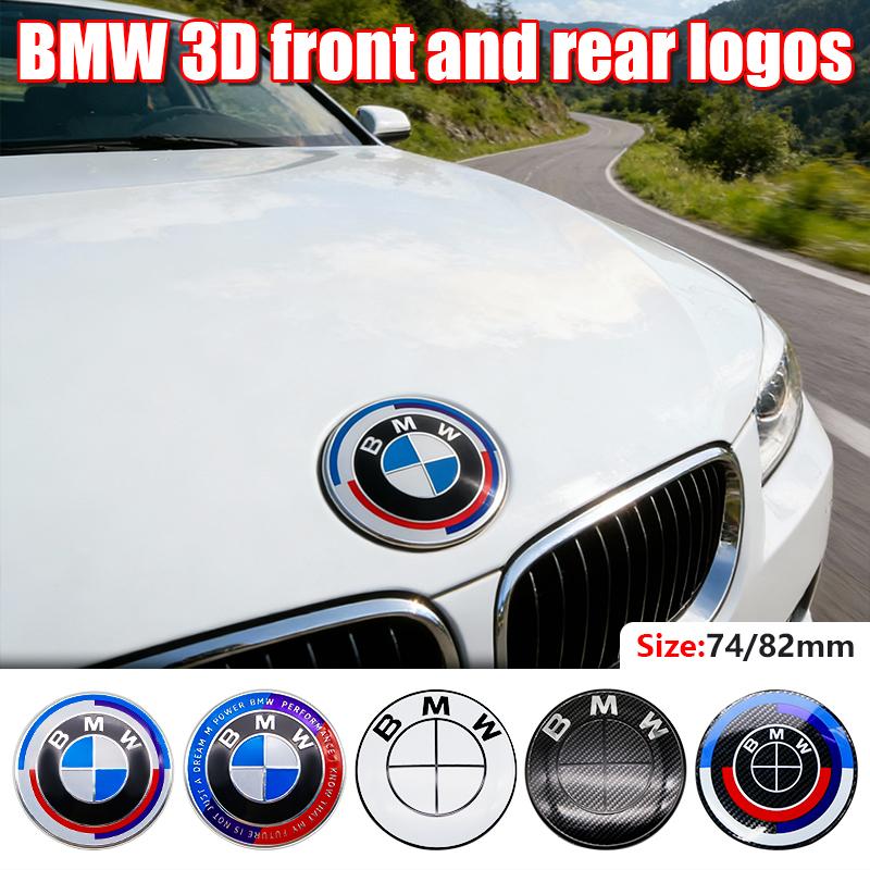Car Front Grille Logo Hood Logo Badge Sticker Trunk Accessories For BMW E90 E46 F10 F30 E87 F20 G20 E60 E39 E92 F11 F31 E61 F25