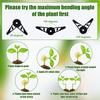 60pcs 360 ° Rotating Adjustable Plant Training Clip