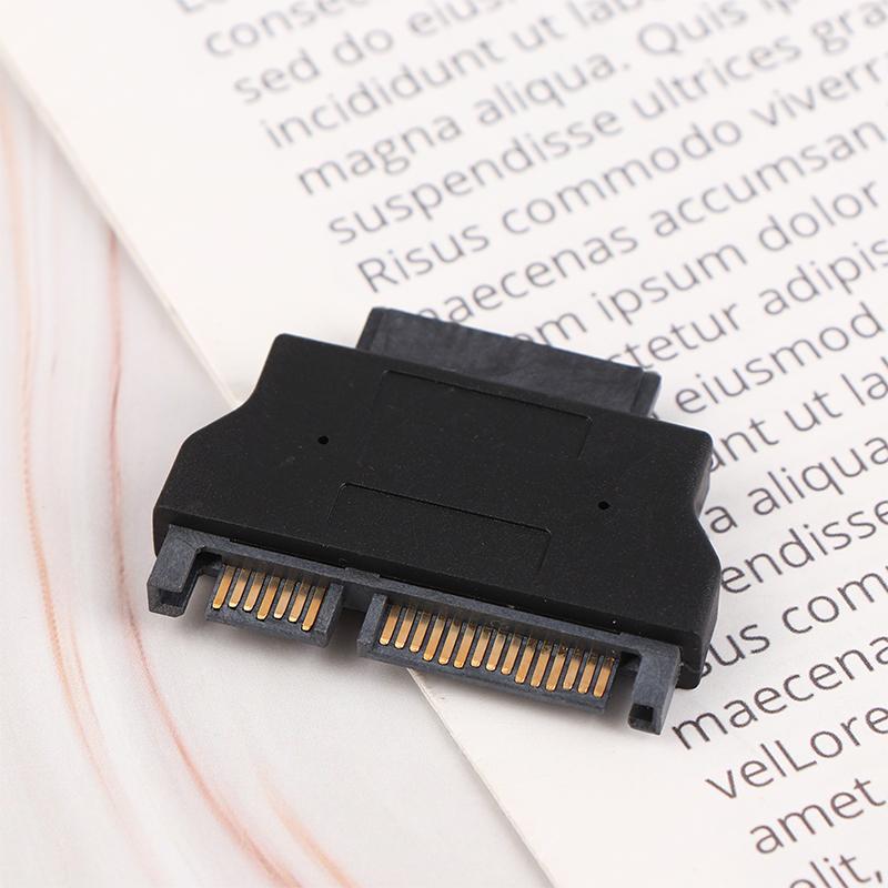 1Pc Slimline Adapter For Sata Ata 7+15 Serial 22Pin Male To Slim Sata 7+6 13Pin Female Adapter Electronic Accessories