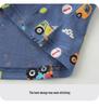 Summer Kids' Short-Sleeve T-Shirt with Construction Vehicle Print - European/American Style