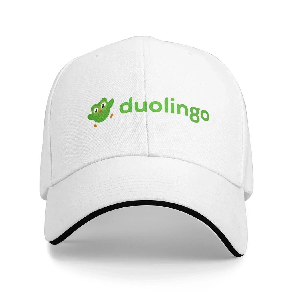 Duolingo Baseball Cap Accessories Vintage  Trucker Hat For Unisex Casual Headewear  Adjustable
