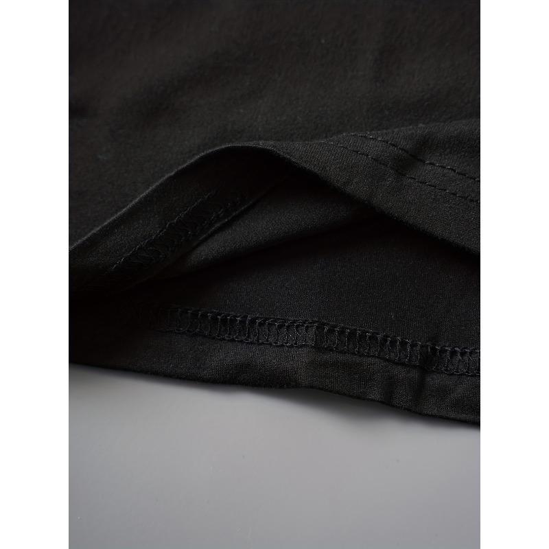 Haut pour femme "Élever mon mari est épuisant" à col rond et manches courtes pour une tenue décontractée, design ludique, matière respirante, T-shirt à message