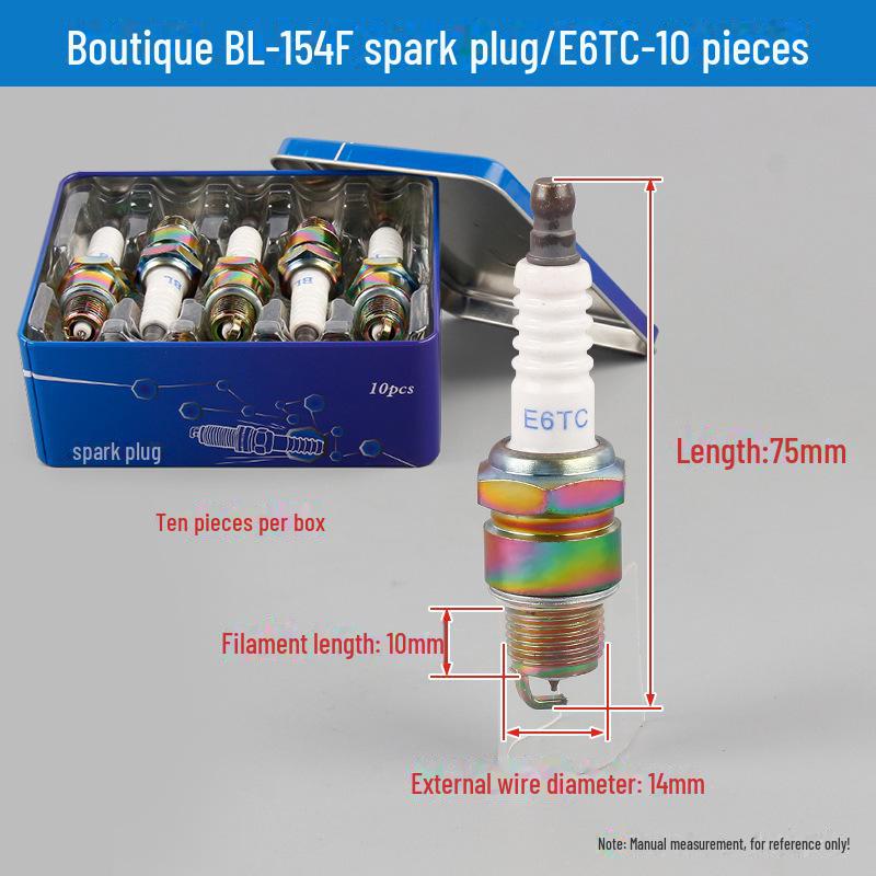 Bujii și duze 168F/190F pentru motoare de drujbă, generator și mașină de tuns iarba