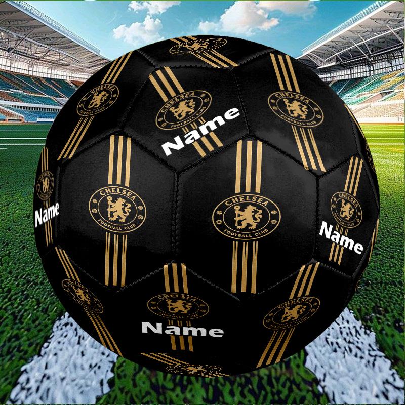 Benutzerdefinierter Name Personalisierter Chelsea F.C-A Druck Größe 5 Fußball Training & Spiel Fußball, für Team, Treten, Geschenk für Fußball-Enthusiasten