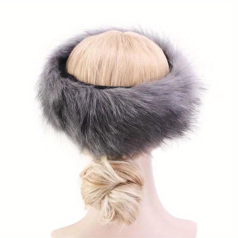 Winter Imitation Fox Fur Keepwarm Headband Fashionable Hair Accessories For Women Girls