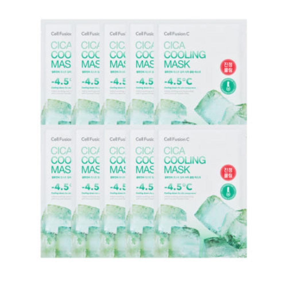 Cellfusion C Cica Cooling Mask Pack 27g, 1 Pack, 10 Pieces