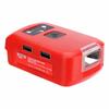 Battery Adapter for Craftsman/for Black Decker 14.4v-20v Li-ion Battery with Dual USB Work Light