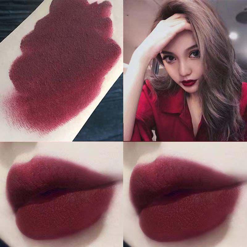 McCarty Lun Pfirsichrosa Lippenstift: Babyrosa, Rosenrot, Barbie-Pink, Pfirsich, Rose, Lila Nude-Töne für einen leichten oder No-Makeup-Matte-Look.