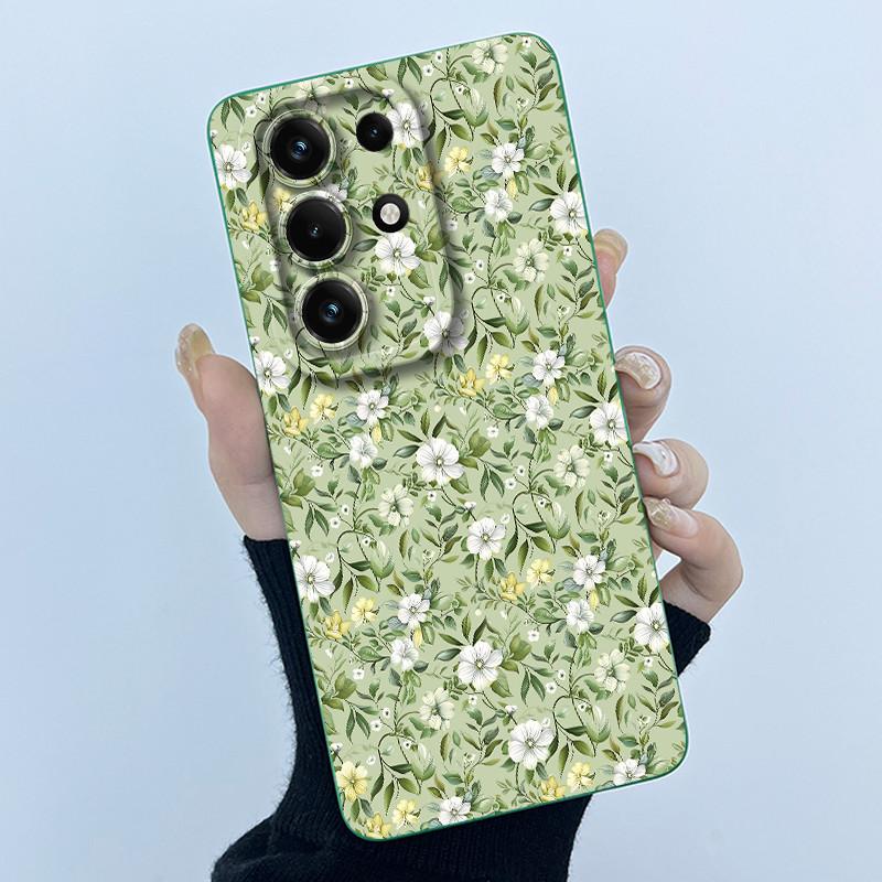 For Itel S26 Ultra Super 26 Ultra S688LN Case Simplicity Oil Painting Floral Silicone Soft Casing New Shockproof Back Cover