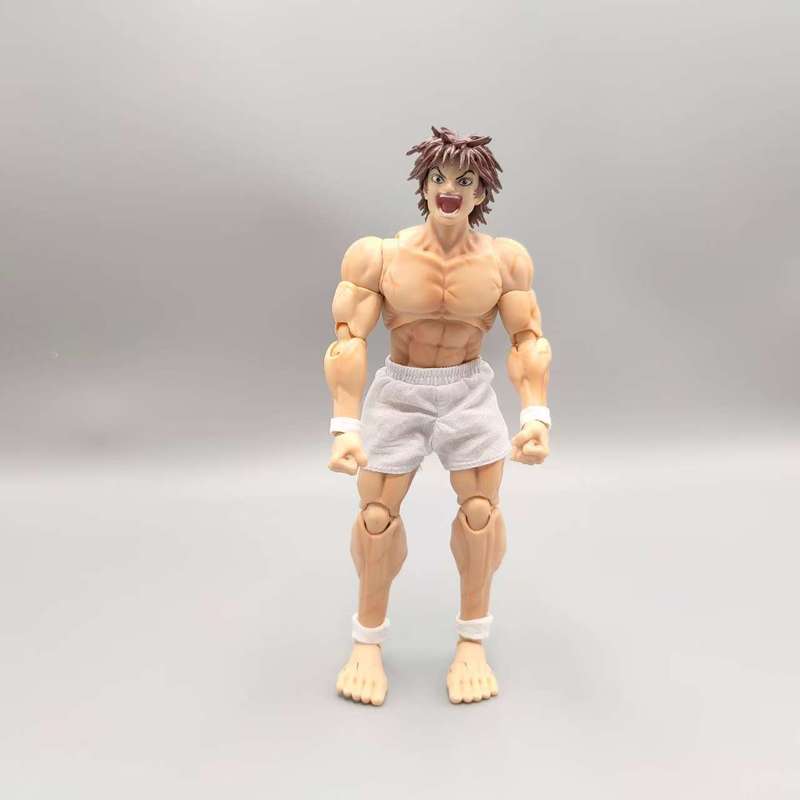 Hot 17cm Hanma Baki Figure Baki Action Figures Figurine Pvc Statue Collection Model Toy Desk Decoration Christmas Gifts