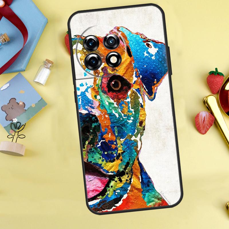 

Cute Pit Bull Dog Pitbull Case For OnePlus 13T 13R 12 12R 15 13 11 10 10T 8T Nord CE 2 3 4 Lite N20 N30 Nord 5 Cover OnePlus 12