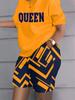 Summer 3D Print Oversized Casual Top & Shorts Set Sets Casual Two Fashion Casual Pieces For Women Tracksuits
