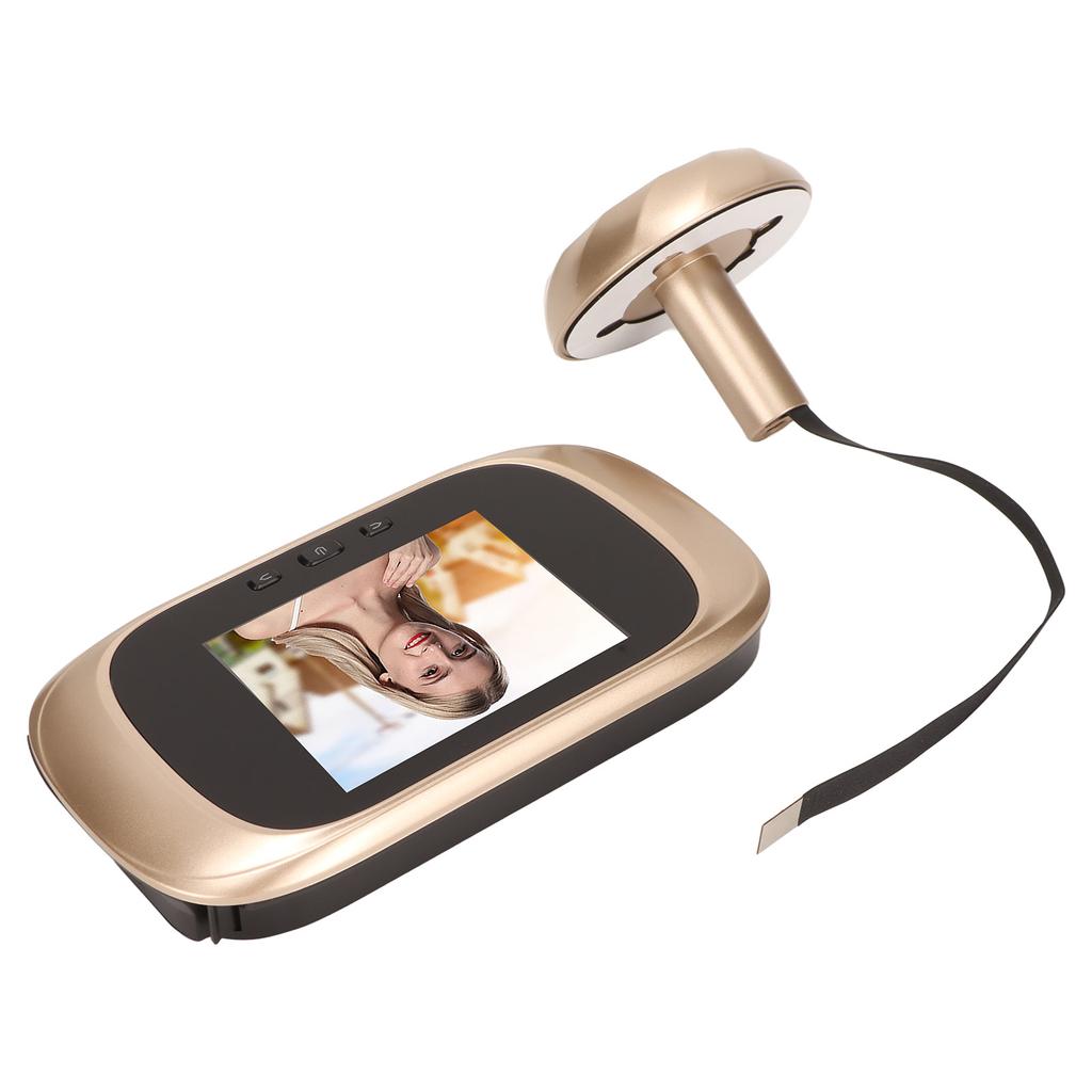 2.8in Home Video Doorbell 90 Degrees Wide Angle IR Night Vision Loop Recording Digital Peephole