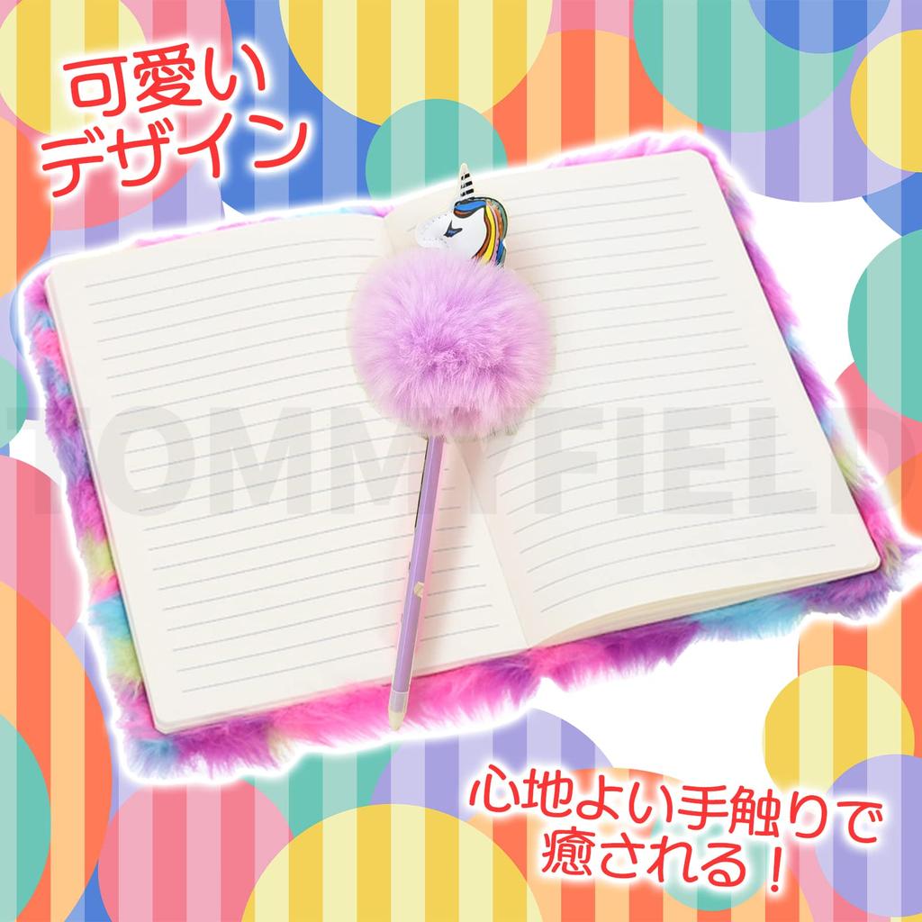 TOMMYFIELD Unicorn Schedule Memo Pink Notebook, Diary, Journal, Book, Pad,