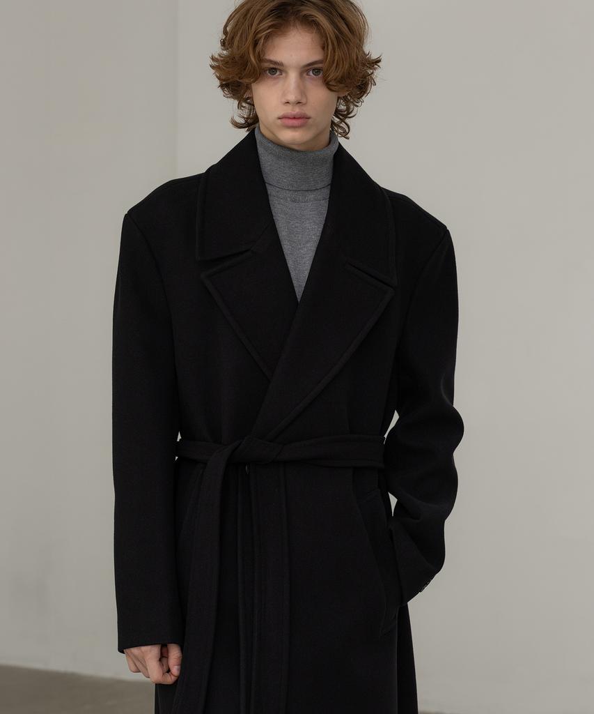 Decoroso Maël Robe Long Coat [Black]