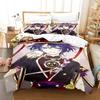 Anime Game Genshin Impact Scaramouche Beding Set Printed With Pilowcase Soft Duvet Cover Soft Single Double Quen Super King-Sized Dimensionsd