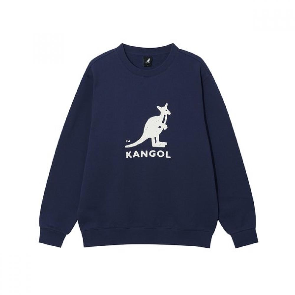 Kangol Big Logo Semi Oversized Sweatshirt 1782 Dark Blue XL 5530₽