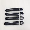 Für VW Passat B5 Golf Mk4 Polo Jetta Skoda Carbon Türgriff Abdeckung Catch Trim Molding Lünette Kappe Garnieren Dekoration