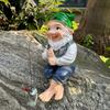 Fishing Old Man With Beard Dwarf Garden Decoration Resin Garden Ornaments Design Decorations