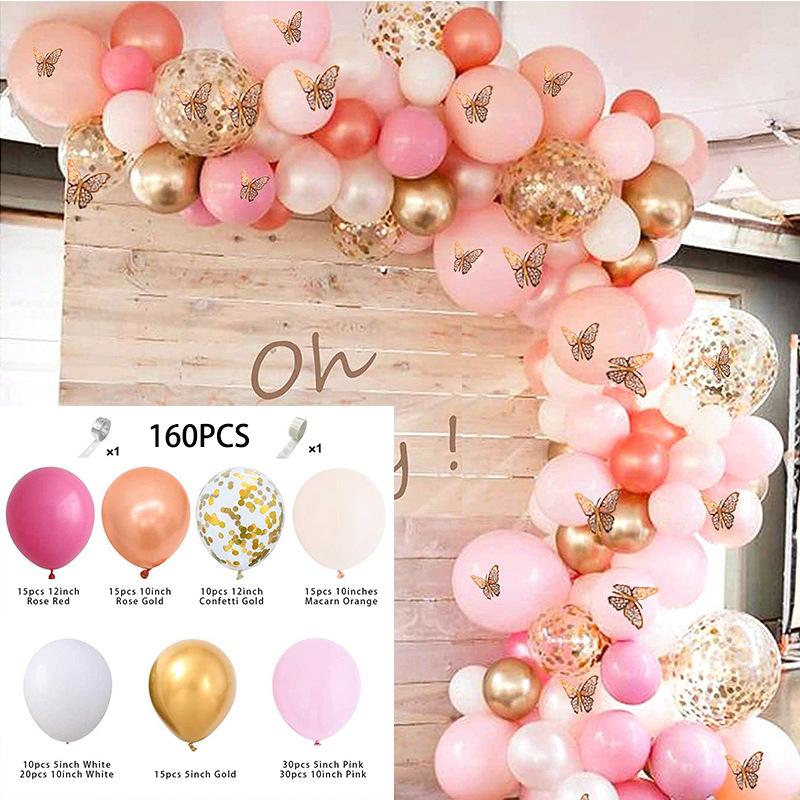 Balloon Chain Set Confession Engagement Balloon Set Opening Birthday Scene Arrangement Balloon