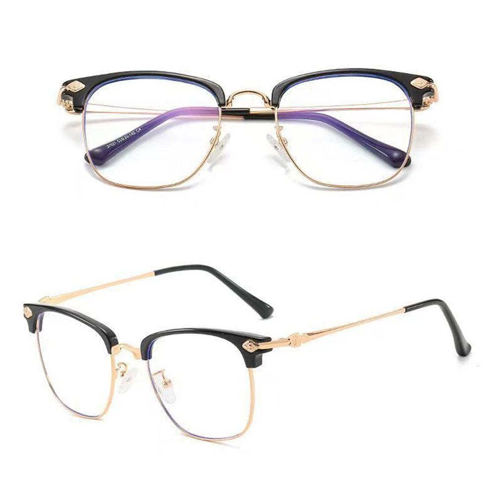 Portable Reading Glasses Anti-Blue Light Hyperopia Glasses Fashion Ultra Light Frame  Men Women