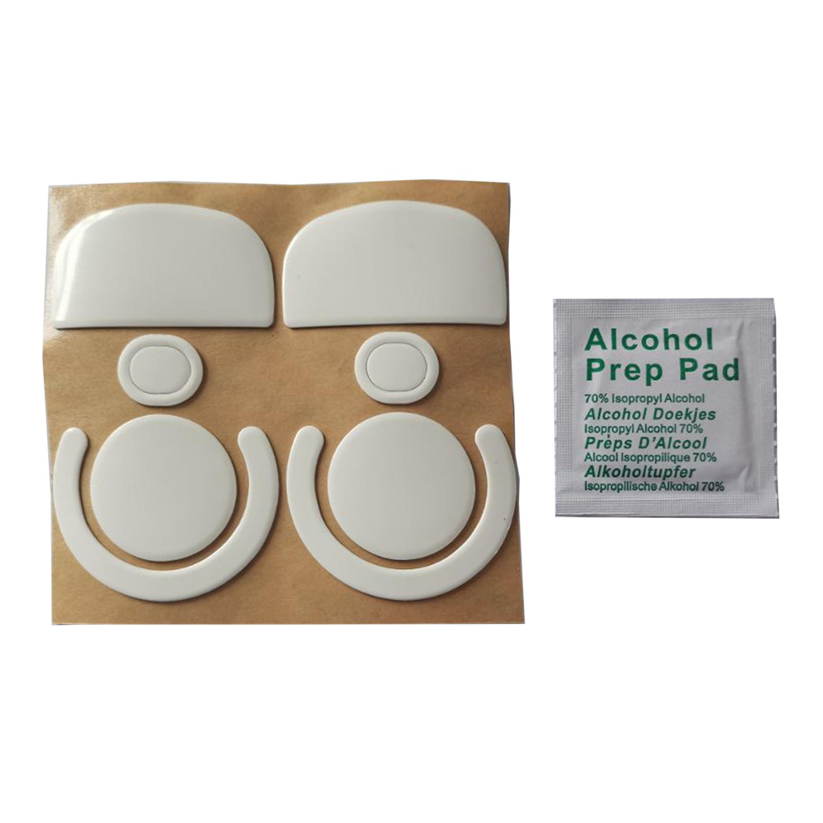 

2 комплекта 0,6 мм накладки-скейты для мыши, наклейки на ножки мыши для игровой мыши G Pro X Superlight, сменные 3 цвета белый