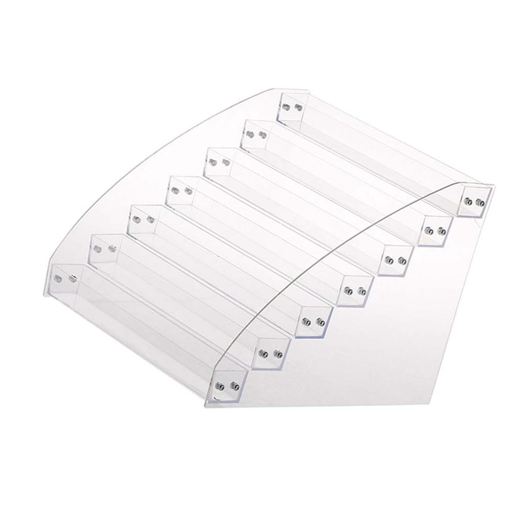 Durable Nail Polish Acrylic Makeup Display Stand Rack Organizer Holder Seven Layers