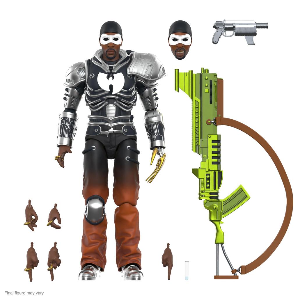 Super7 Bobby Digital RZA akční figurka příslušenství Hip-hop sběratelská retro hračka ULTIMÁTY!RZA – 7"