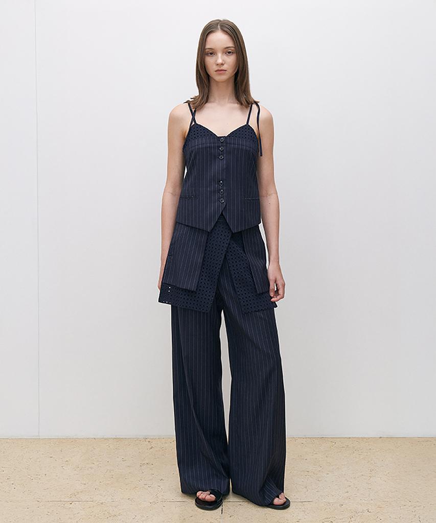 Seutimillon Detachable Pocket Belt Trousers_Navy