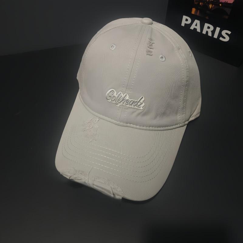 Versatile Face Small Sunshade Baseball Cap Women's Sunscreen Letter Embroidered Cap Men's Outdoor Leisure Hat