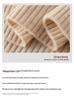 Women's Soft High Neck Cashmere Sweater: 2025 Autumn/Winter Cable Knit, Loose and Versatile, Skin-Friendly.