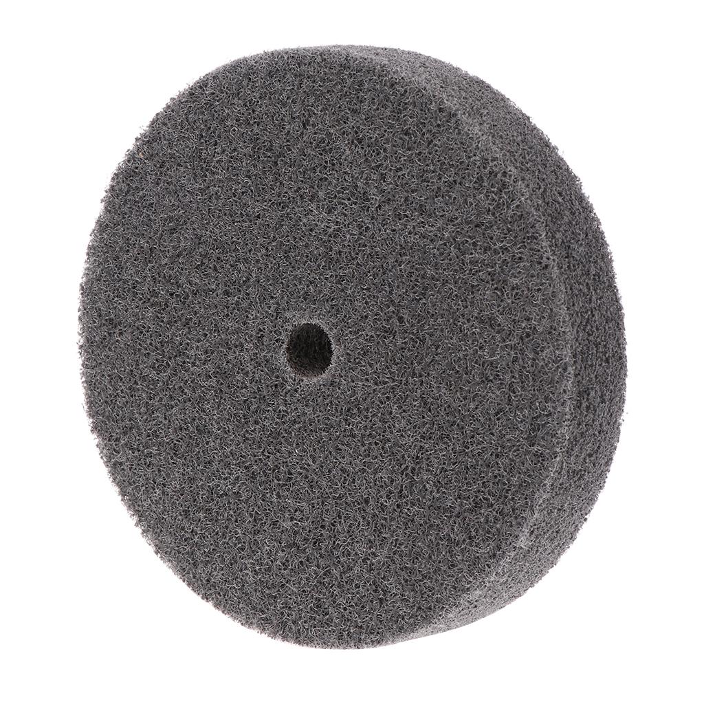 Nylon Fiber Polishing Buffing Pad Grinding Disc Wheel Abrasive Tool Disc Non-woven Unitized For CarHard Metal Wood Table