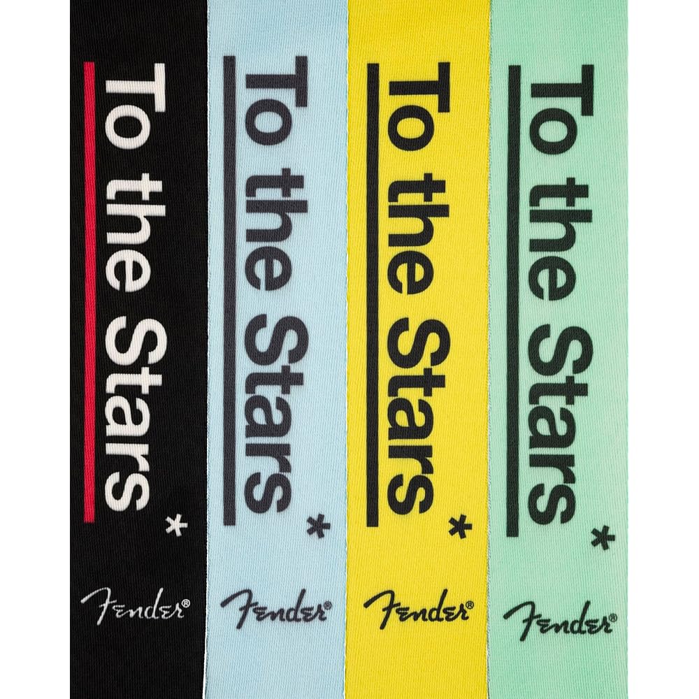 Fender Tom DeLonge To The Stars Straps Black Guitar Strap Polyester