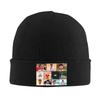 Bad Bunny Collage Puerto Rico  Knitted Hat for Women Unisex Skullies Beanies Autumn Winter Hat Acrylic  Casual Melon Cap