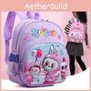 Leichter Nylon-Kinderrucksack für den Kindergarten mit lustigem Cartoon-Design