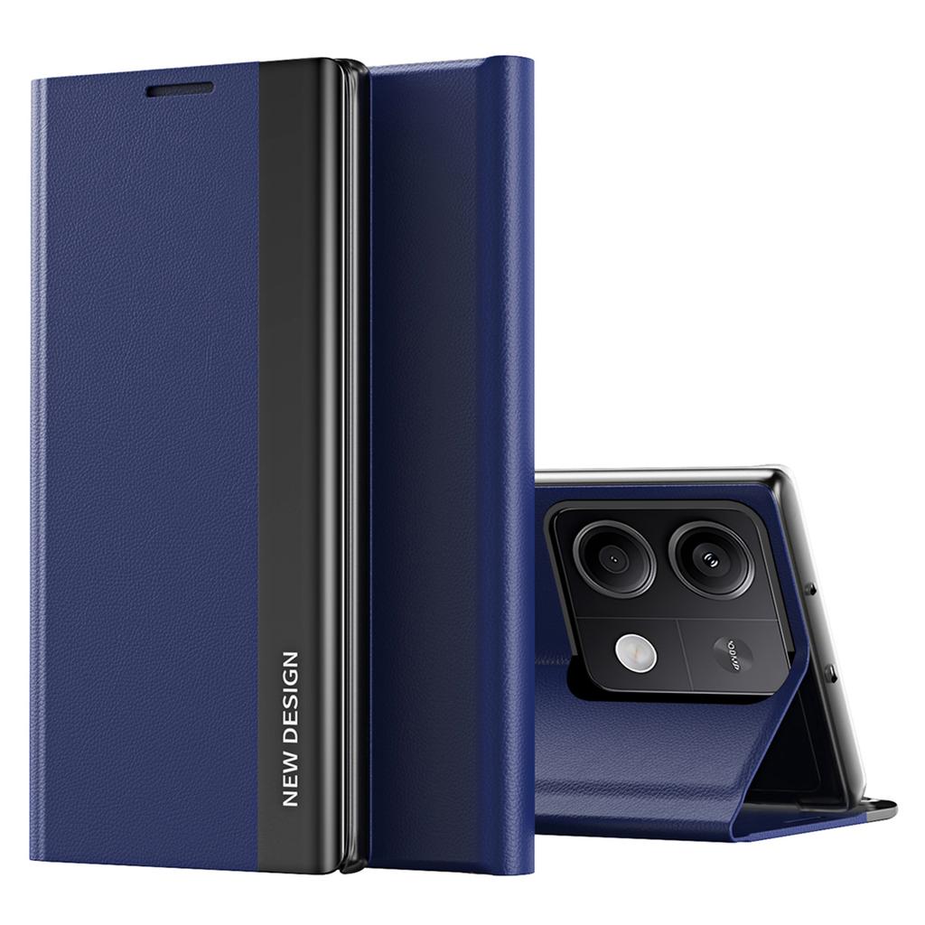 For Xiaomi Redmi Note 13 5G Phone Cover PC Shell+Leather Scratch-proof Case